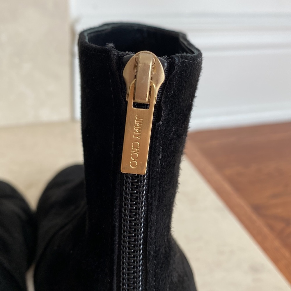 Jimmy Choo Black Ankle Boots - Picture 6 of 7